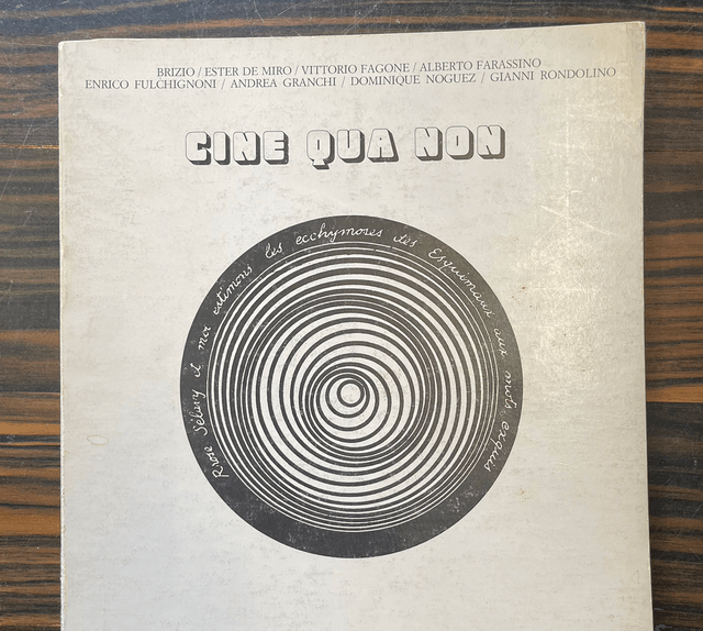 AA.VV. - Cine Qua Non (Vallecchi, 1979)