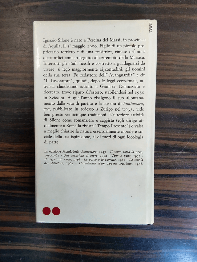 Ignazio Silone - L'avventura d'un povero cristiano (Mondadori, 1968 - 1a ed.)