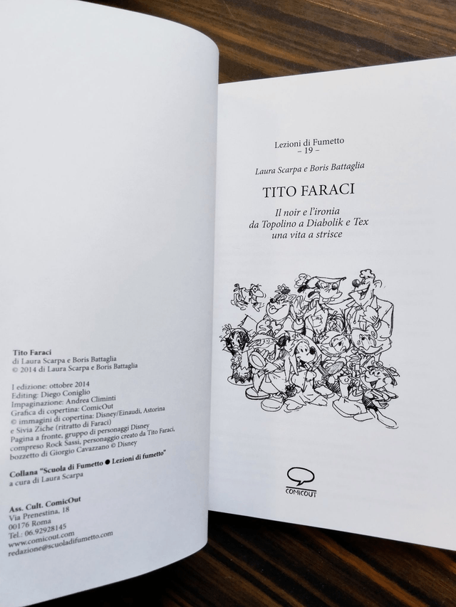 Boris Battaglia, Laura Scarpa - Tito Faraci (ComicOut, 2014)