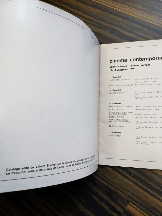 Gianni Toti - Il nuovo cinema bulgaro (Mostra Internazionale del cinema libero, 1978)