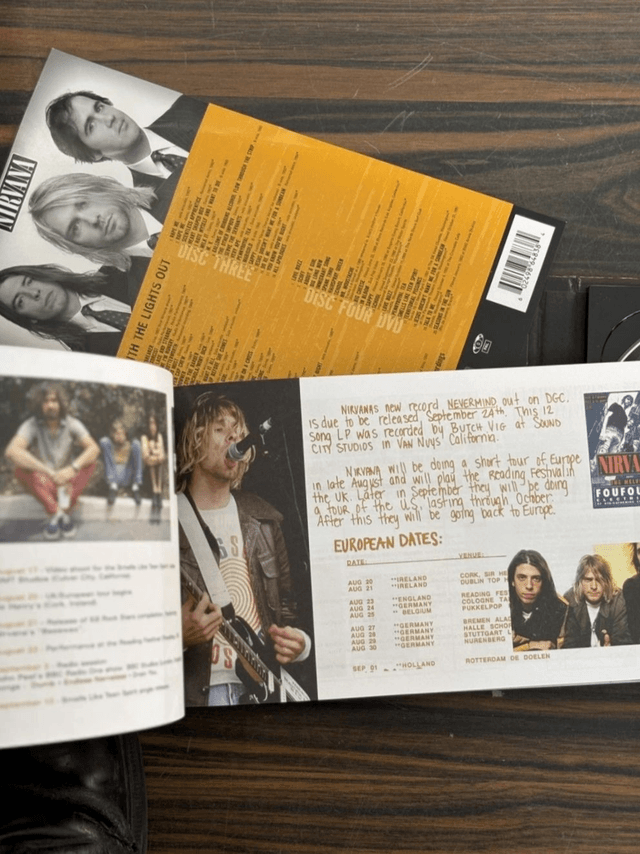 Nirvana - With The Lights Out / box set 3 CDs + 1 DVD (Geffen Records, 2004)