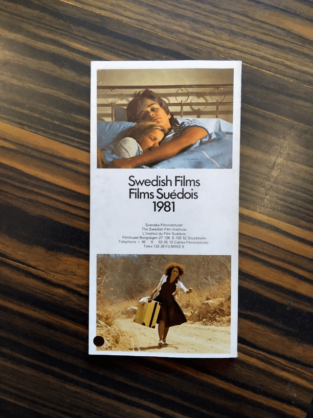 AA.VV. - Swedish Films / Films Suédois 1981 (Swenska Film Institute, 1981)