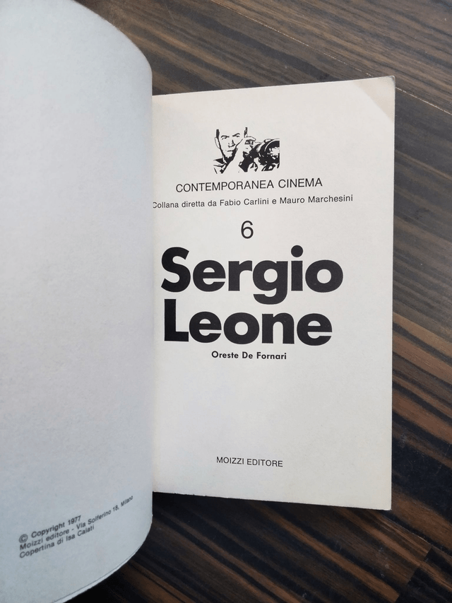 Oreste De Fornari - Sergio Leone (Moizzi, 1977)
