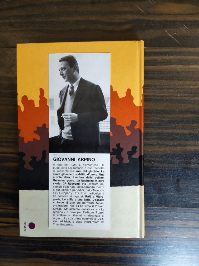 Giovanni Arpino - Il buio e il miele (Rizzoli, 1969 - 1a ed.)