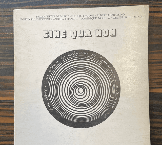 AA.VV. - Cine Qua Non (Vallecchi, 1979)
